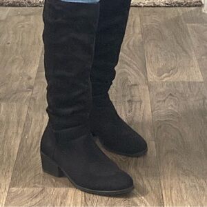 Black Suede Boots